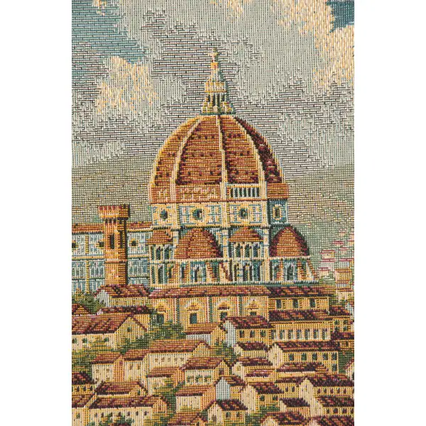 Firenze Veduta Italian Tapestry - 19 in. x 12 in. Cotton/Viscose/Polyester by Charlotte Home Furnishings | Close Up 2