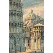 Torre di Pisa Italian Tapestry | Close Up 1