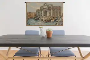 Fontana di Trevi Italian Tapestry Wall Hanging