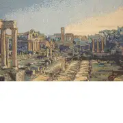 Fori Romani Italian Wall Tapestry | Close Up 1