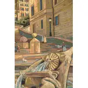 Piazza di Spagna Italian Wall Tapestry | Close Up 2
