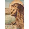 Lion Arrives in Venice Italian Tapestry Wall Hanging | Close Up 1