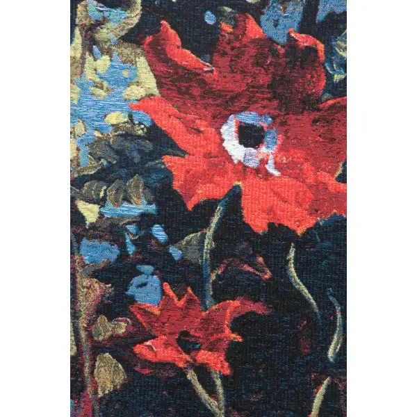 Bouquet by Simon Bull  Belgian Tapestry Wall Hanging | Close Up 1