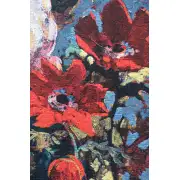 Bouquet by Simon Bull  Belgian Tapestry Wall Hanging | Close Up 2