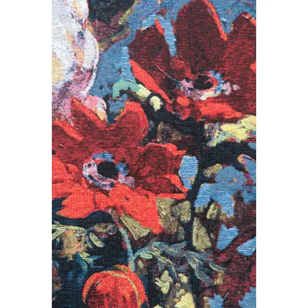 Bouquet by Simon Bull  Belgian Tapestry Wall Hanging | Close Up 2