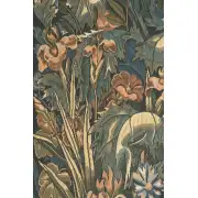 Iris Greenery Belgian Tapestry Wall Hanging | Close Up 1