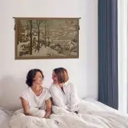 Hunting in the Snow Italian Wall Tapestry | Life Style 2