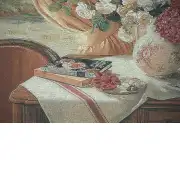 Retrospective Wall Tapestry - 53 in. x 37 in. Cotton/Viscose/Polyester by Claude Monet | Close Up 2