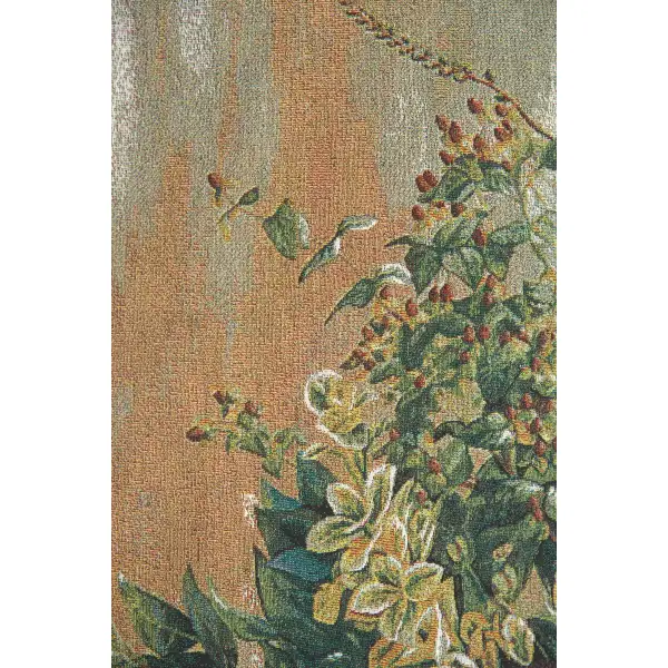 Fruit And Floral Wall Tapestry - 39 in. x 53 in. Cotton/Viscose/Polyester by Charlotte Home Furnishings | Close Up 1
