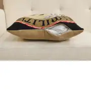 Sceau Templier I Belgian Sofa Pillow Cover | Close Up 4