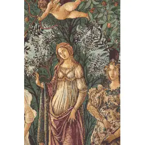 La Primavera Italian Tapestry - 19 in. x 12 in. Cotton by Sandro Botticelli