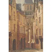 Sarlat Belgian Tapestry Wall Hanging - 19 in. x 13 in. Cotton/Viscose/Polyester by Charlotte Home Furnishings | Close Up 1