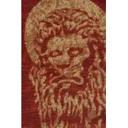 Leone Rosso Italian Wall Tapestry | Close Up 1