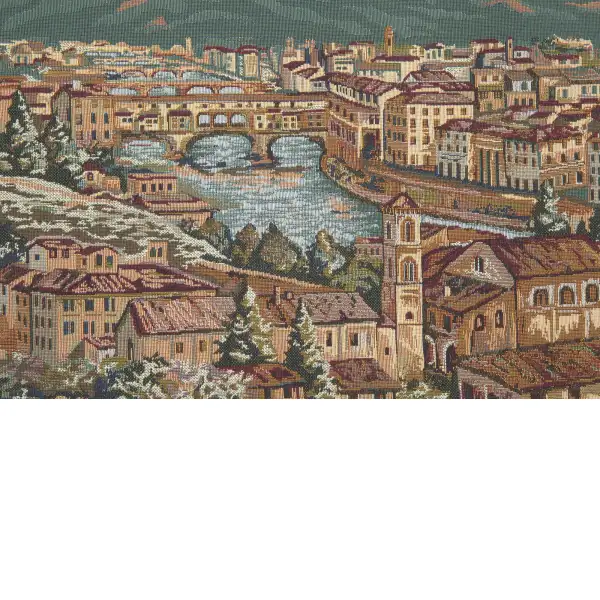 Firenze Italian Tapestry - 43 in. x 26 in. Cotton/Viscose/Polyester by Alberto Passini | Close Up 2