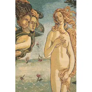 Nascita Di Venere By Sandro Botticelli Italian Tapestry - 54 in. x 36 in. Cotton/Viscose/Polyester by Sandro Botticelli