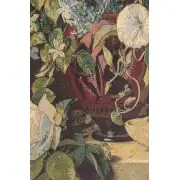 Large Flowers Piece Italian Wall Tapestry | Close Up 1