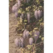 Windows With Wisteria Italian Tapestry - 53 in. x 33 in. Cotton/Viscose/Polyester by Alessia Cara | Close Up 2