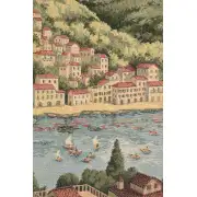 Como Lake Italian Wall Tapestry | Close Up 1