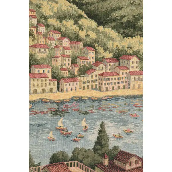 Como Lake Italian Tapestry | Close Up 1