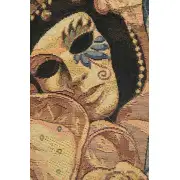 Venice Carnival Italian Tapestry - 56 in. x 25 in. Cotton/Viscose/Polyester by Silva | Close Up 2