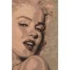 Marylin Monroe Italian Tapestry Wall Hanging | Close Up 1