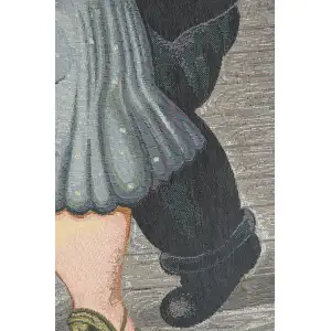 Botero Blu Italian Tapestry - 20 in. x 24 in. Cotton/Viscose/Polyester by Fernando Botero Angulo
