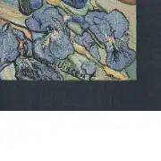 Iris by Van Gogh Italian Tapestry | Close Up 2