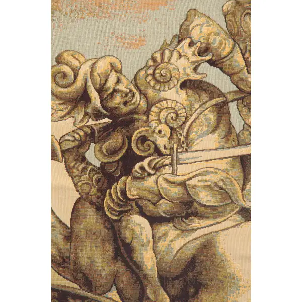 The Battle Of Anghiari Italian Tapestry - 25 in. x 20 in. Cotton/Viscose/Polyester by Leonardo da Vinci | Close Up 1