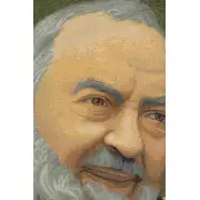 San Pio Father Pio III Italian Tapestry | Close Up 1