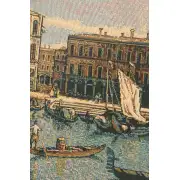 The Rialto Bridge Grand Canal Small Italian Tapestry | Close Up 2