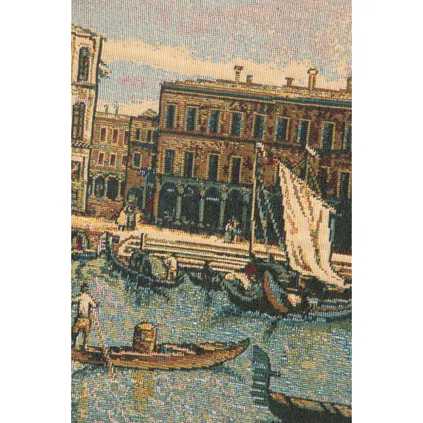 The Rialto Bridge Grand Canal Small Italian Tapestry | Close Up 2