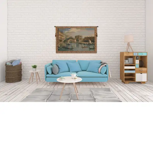 The Rialto Bridge Grand Canal Small Italian Tapestry | Life Style 1