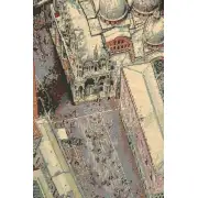 Venice From Above Italian Tapestry - 54 in. x 38 in. Cotton/Viscose/Polyester by Alessia Cara | Close Up 1