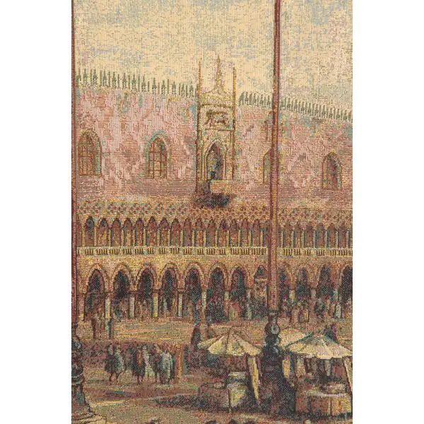 Palazzo Ducale And San Marco Italian Tapestry - 54 in. x 38 in. Cotton/Viscose/Polyester by Alessia Cara | Close Up 2