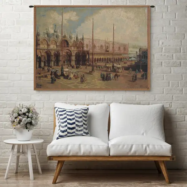 Palazzo Ducale And San Marco Italian Tapestry - 54 in. x 38 in. Cotton/Viscose/Polyester by Alessia Cara | Life Style 1