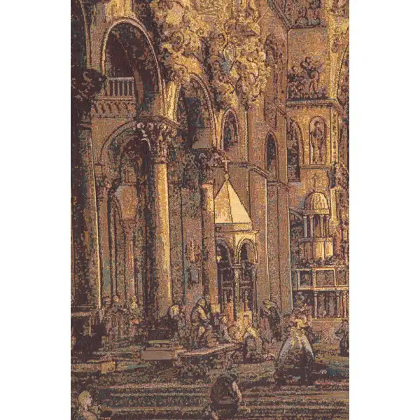 Inside San Marco Italian Tapestry - 38 in. x 54 in. Cotton/Viscose/Polyester by Alessia Cara | Close Up 1