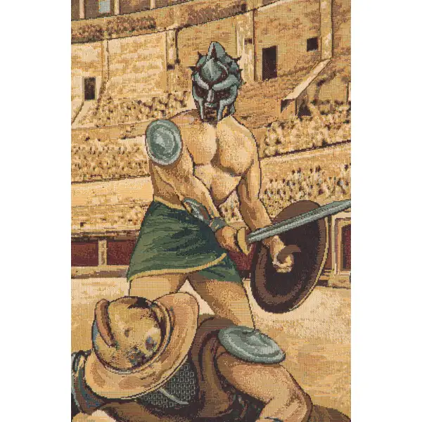 Gladiators Italian Tapestry | Close Up 1