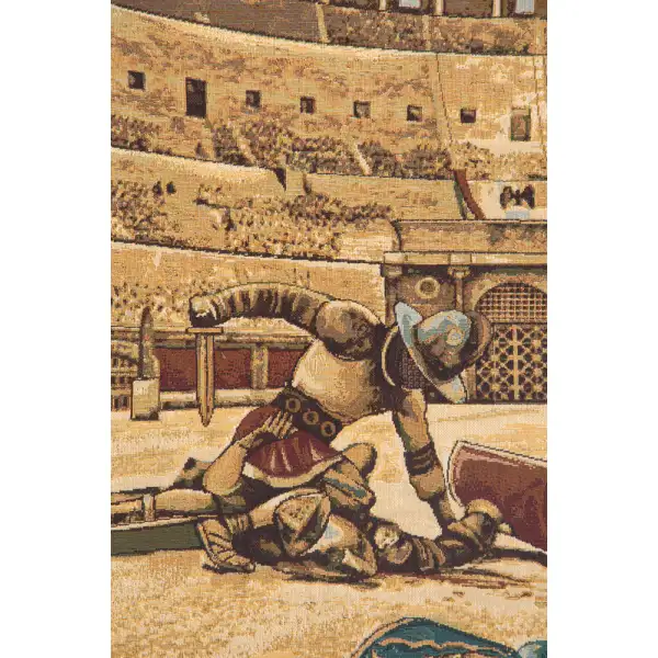 Gladiators Italian Tapestry | Close Up 2