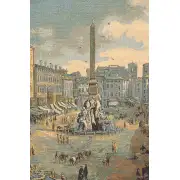 Navona Square Italian Tapestry | Close Up 1