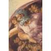 The Creation by Michelangelo Italian Tapestry Wall Hanging | Close Up 1