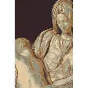 Pity By Michelangelo Italian Tapestry - 13 in. x 20 in. Cotton/Viscose/Polyester by Michelangelo | Close Up 1