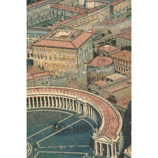 St. Peters Square Italian Tapestry | Close Up 1