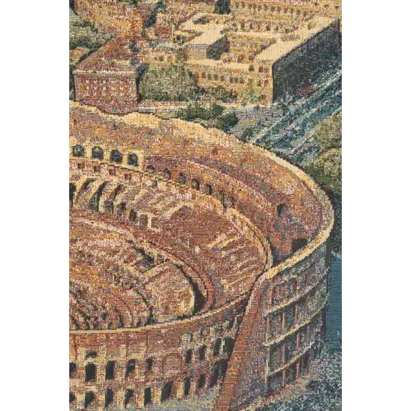 The Coliseum Rome Small Italian Tapestry | Close Up 1