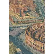 The Coliseum Rome Small Italian Wall Tapestry | Close Up 2