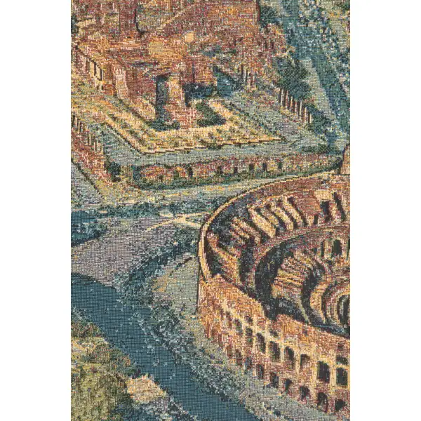 The Coliseum Rome Small Italian Tapestry | Close Up 2