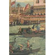 Bucintoro I Vertical Italian Tapestry | Close Up 1