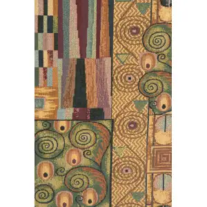 The Frieze By Klimt Italian Tapestry - 24 in. x 54 in. Cotton/Viscose/Polyester by Gustav Klimt