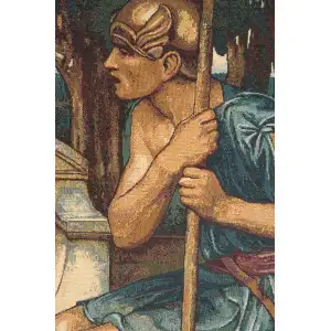 Giason And Medea Italian Tapestry - 24 in. x 34 in. Cotton/Viscose/Polyester by John William Waterhouse