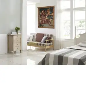 Giason And Medea Italian Tapestry - 24 in. x 34 in. Cotton/Viscose/Polyester by John William Waterhouse