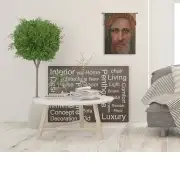 Face Of Christ European Tapestries - 17 in. x 25 in. Cotton/Polyester/Viscose by Charlotte Home Furnishings | Life Style 2